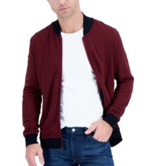 Men's Zip-Front Sweater Jacket - Picture 1 of 1